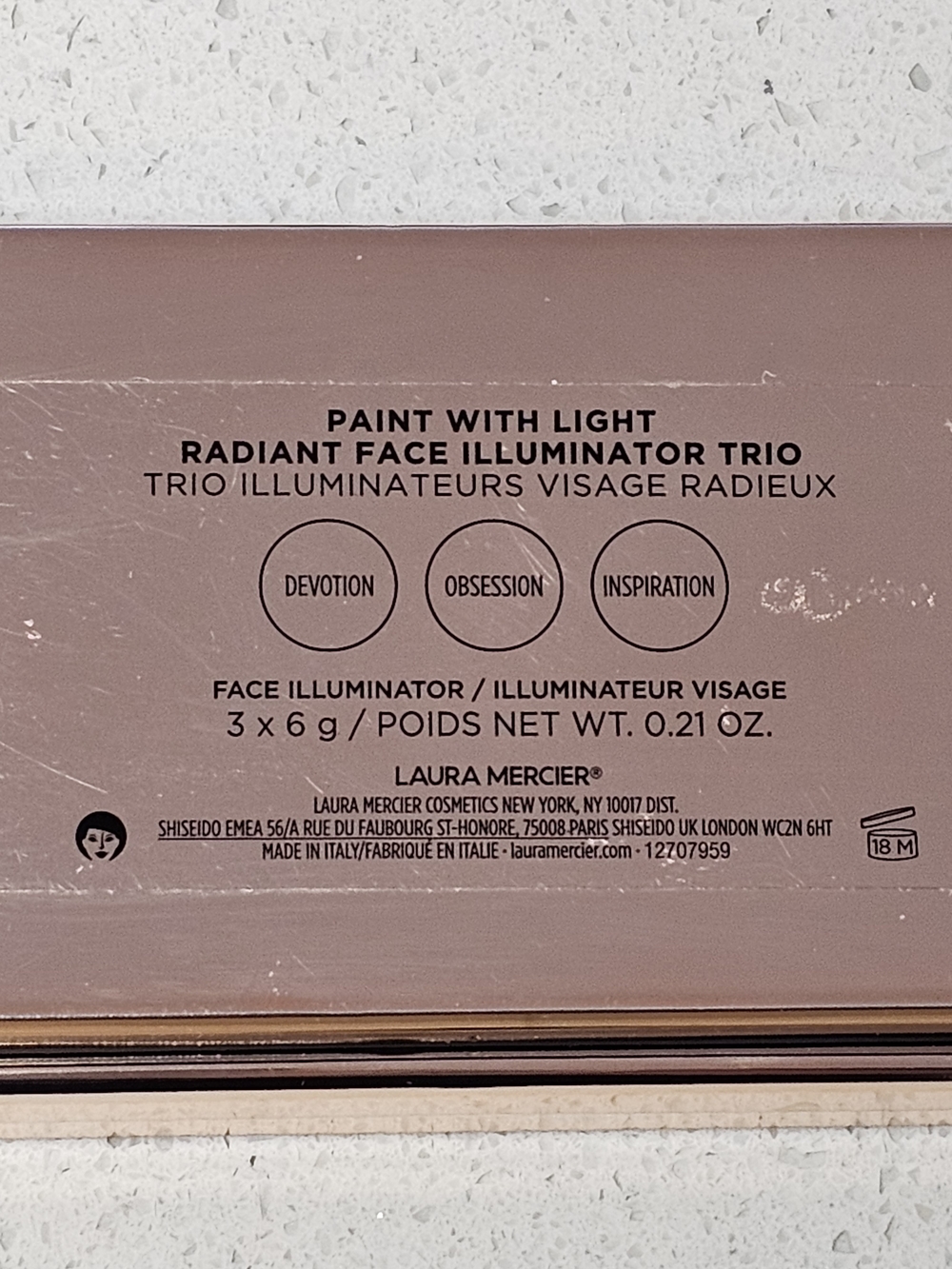 Laura Mercier Paint With Light Radiant Face Illuminator Trio Palette - Picture 8 of 13